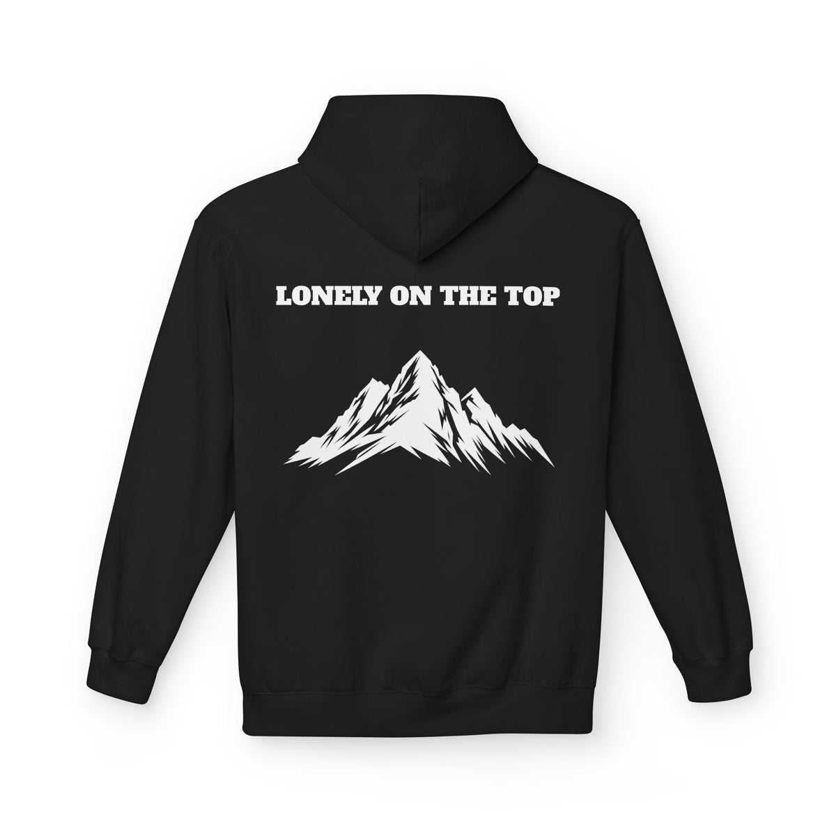 Lonely on the Top front | color:black