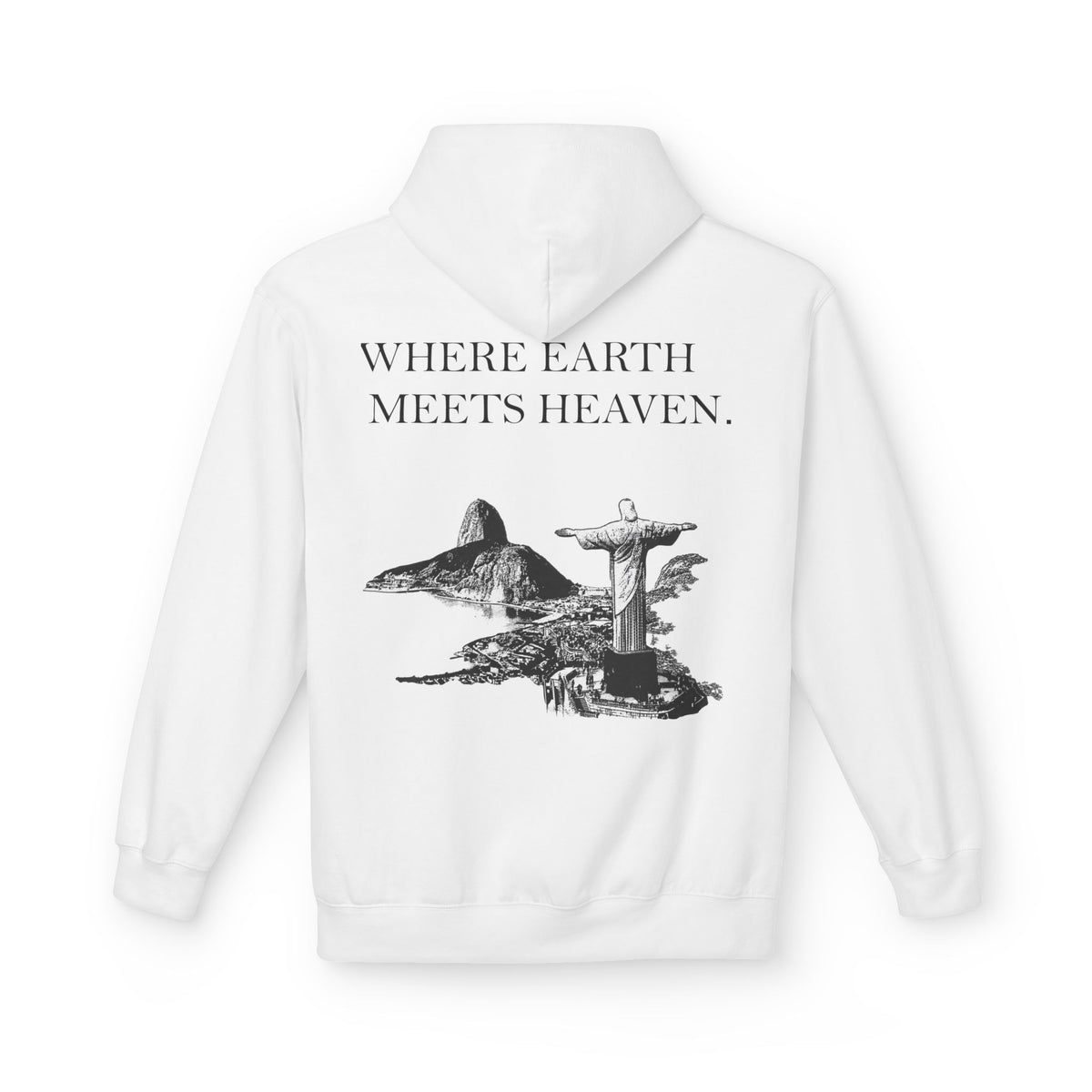 Were earth meets heaven back | color:white