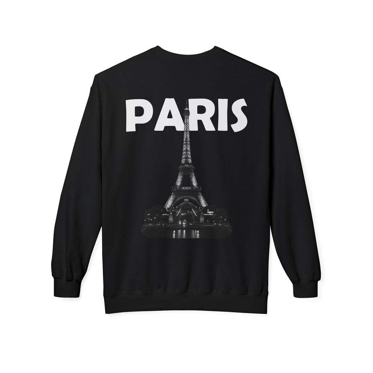 Paris Eiffel Tower back | color:black