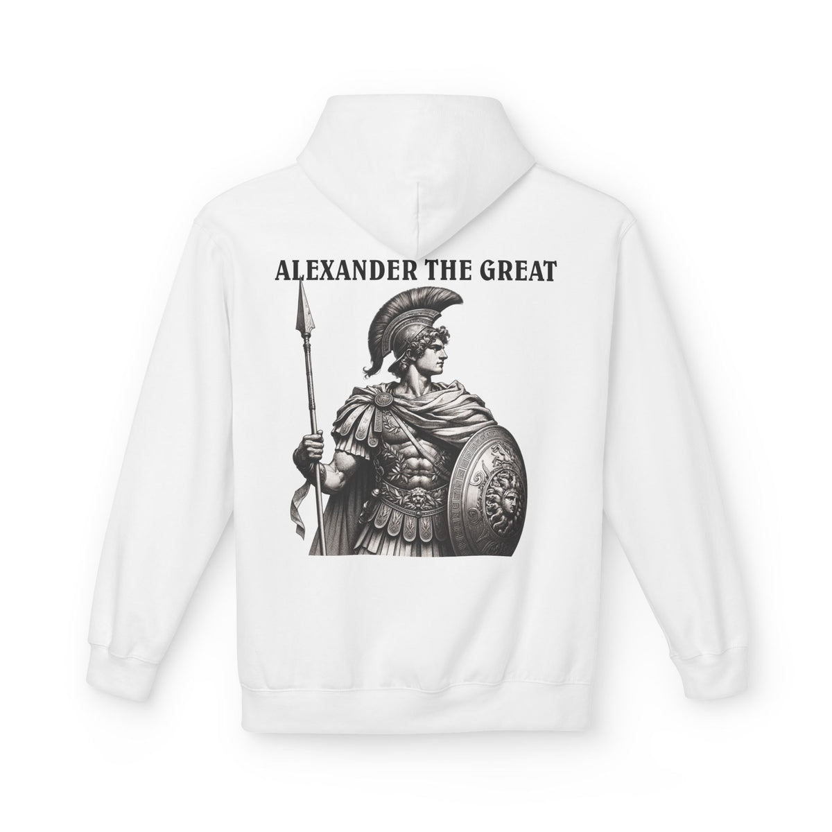 Alexander the Great back | color:white