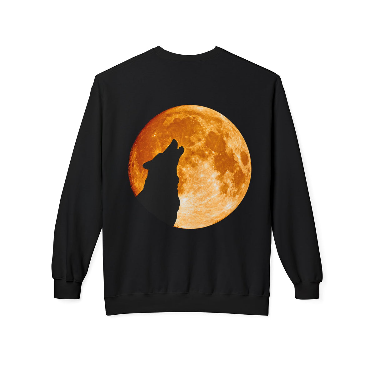 Wolf Howl Moon back | color:black