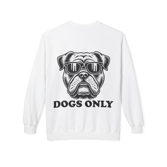 Dogs Only sweatshirt back | color:white
