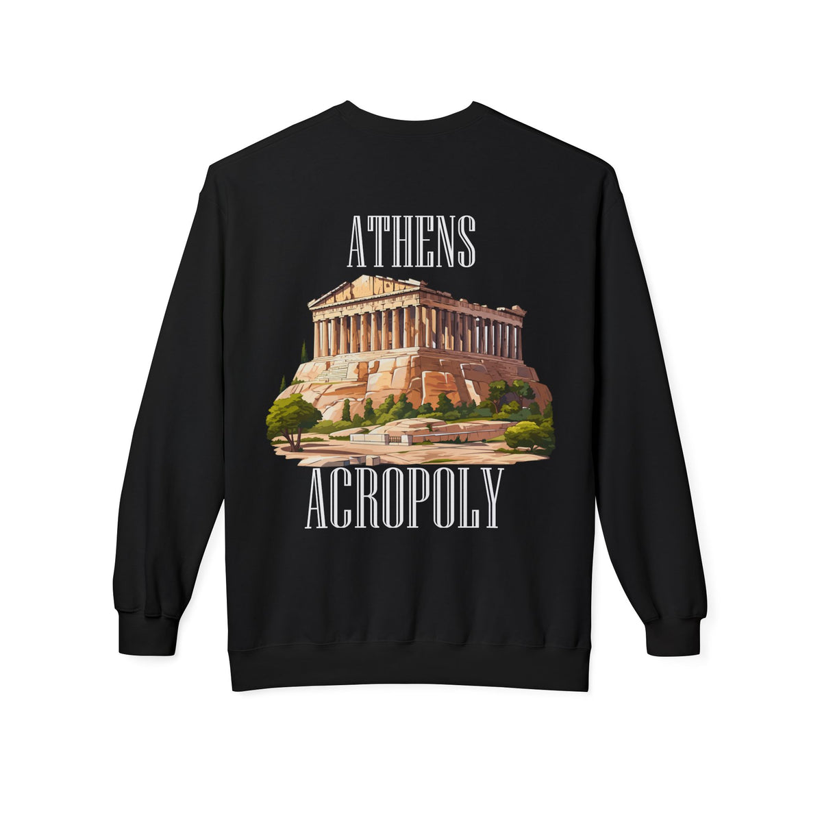 Athens Acropoly back | color:black