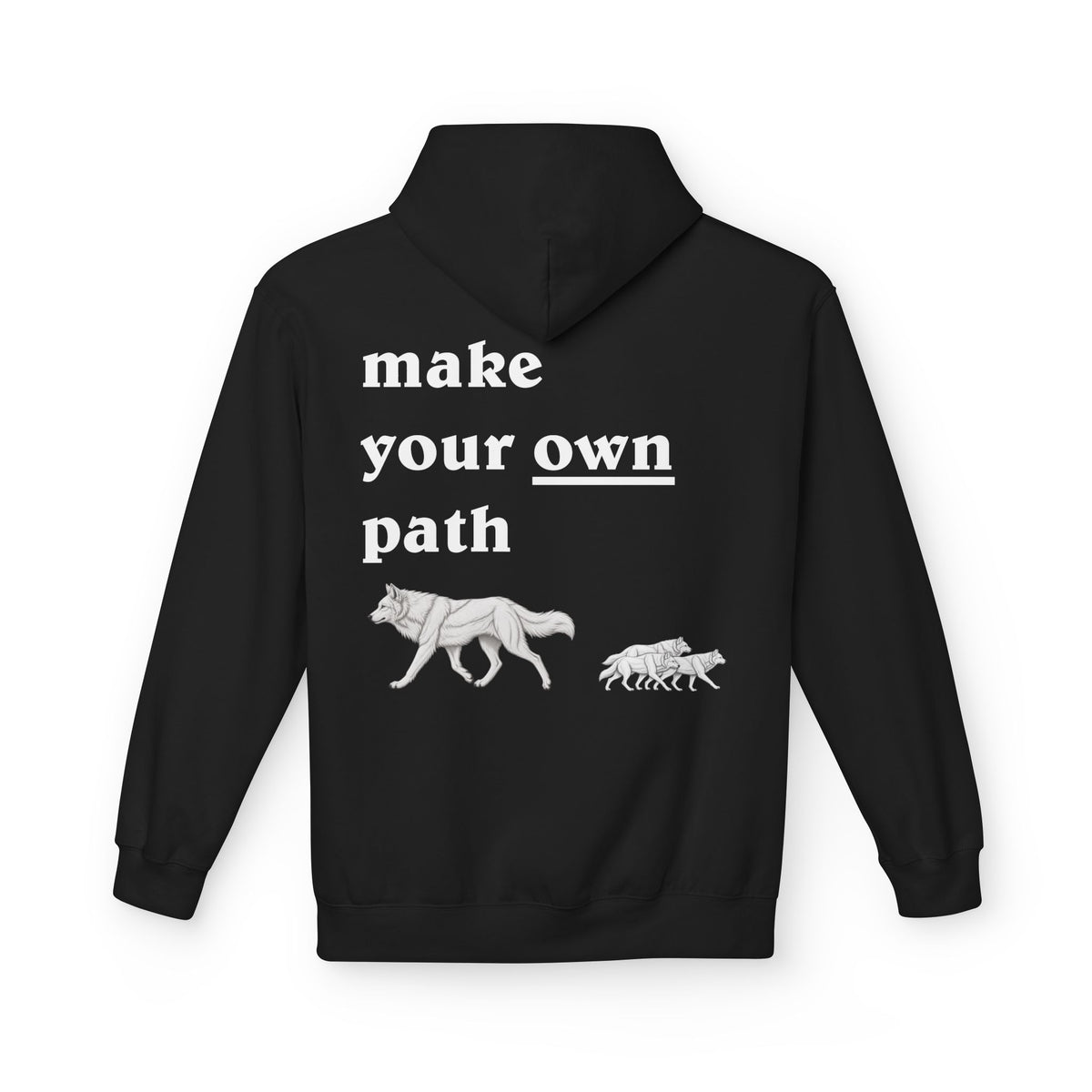 Make your own path back| color:black