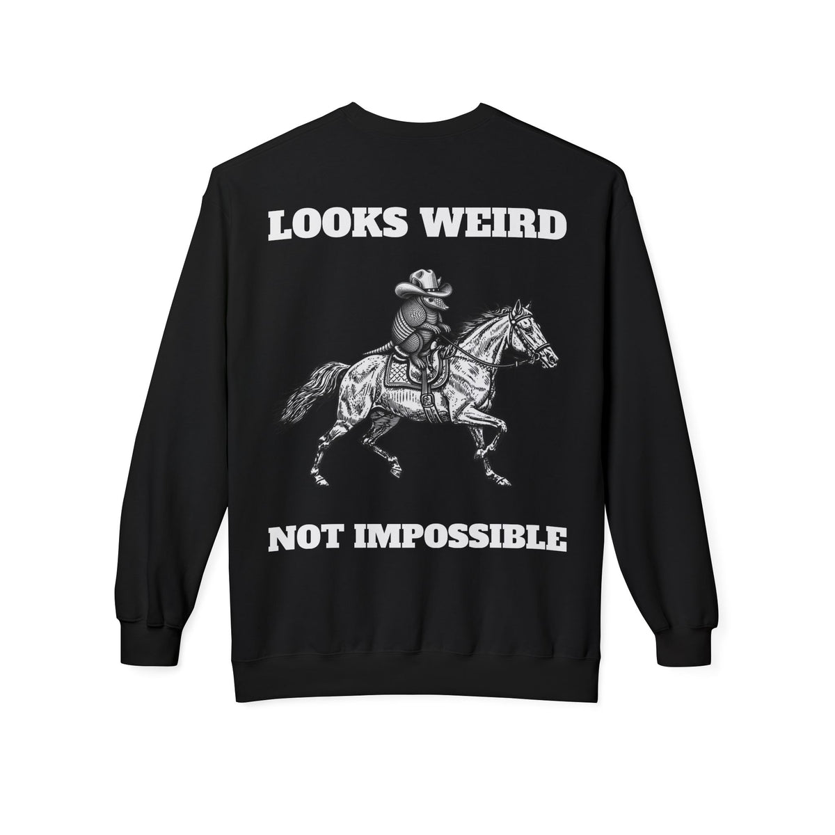 Looks Weird Not Impossible back | color:black