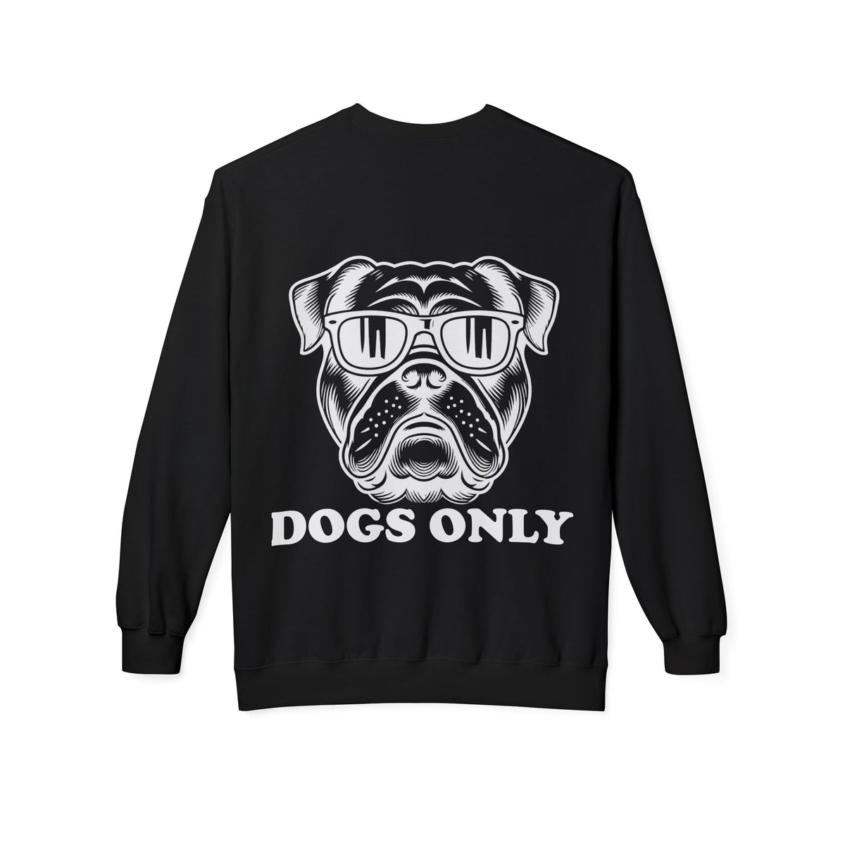 Dogs Only sweatshirt back | color:black